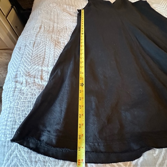 Harris Cotton brand black linen dress. Size large. - Picture 6 of 6